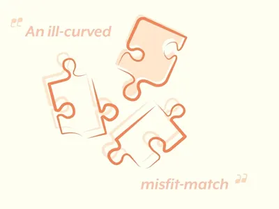 Misfit-Match illustrate illustration illustrator line art linework poem poet poetry quotation quote