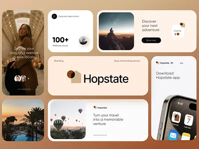 Hopstate Dashboard UI design. app ui design application ui branding cards ui dashboard ui design landing page typography ui