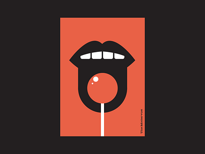 The Modervist - Lollypop 1950s 1960s design illustration mid century mid century modern minimal poster poster series vector