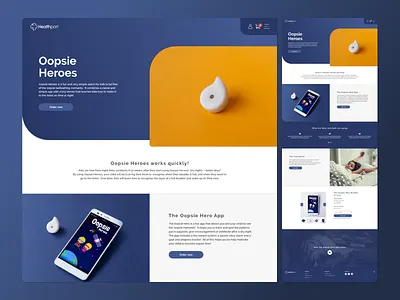 Healthport e-commerce store blue cta cta button dark ecommerce ecommerce shop fade gradient gradients night orange product page purple round shop soft website website design websites woocommerce