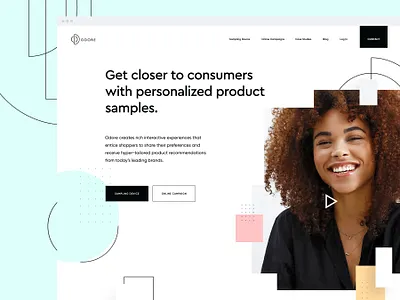 Odore Website Redesign design fashion homepage perfume sampling ui ux web design website