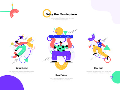 On-boarding screens illustration