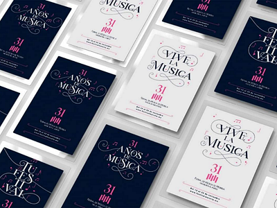 Visual Identity FMM branding festival mexico music