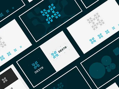 Dextr® - A Fintech Product Logo ai branding design flat design logo logodesign machinelearning ui