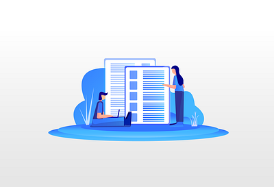 illustration branding business character color concept creative illustration ui vector