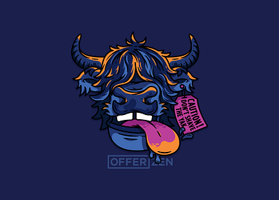 Don't Shave the Yak animal blog post colour design digital hairy illustration illustration design offerzen t shirt design tech tongue vector