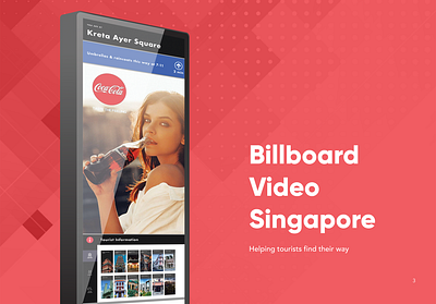 Billboard Video Singapore digital kiosk wayfinding