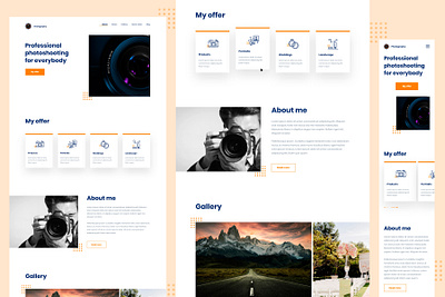 Photo shooting websites branding colors design graphic design hobby logo ui ux web web design webdesign website