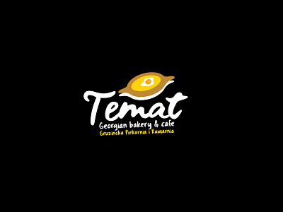 Temat bakery bakery logo cafe cafe logo khachapuri logo logo design