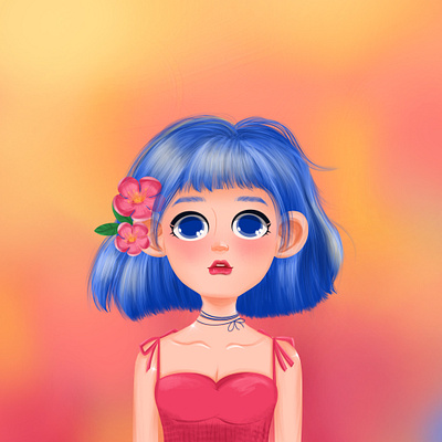 Little girl*^▽^* painting