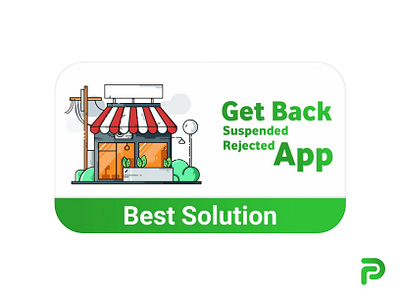 Play Console App Suspended app icon app logo app logo design branding design icon illustration logo playstore simple clean minimal app logo ui