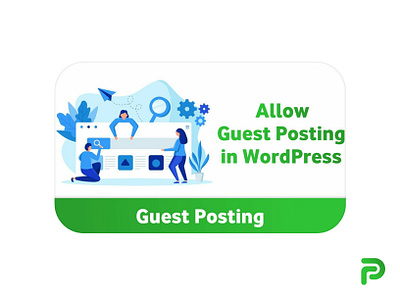 Guest Posting﻿ WordPress app icon app logo app logo design branding design icon illustration logo simple clean minimal app logo ui wordpress