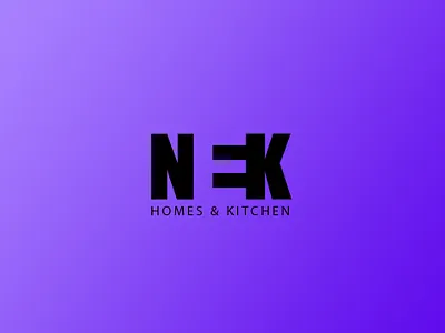 NEK Logo Design branding gradient design graphic design letter logo design logo logo design logotype