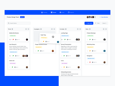 Task Management App app dashboad design flat minimal project sprint task management task manager todo todo app todolist ui ux web webapp webapplication