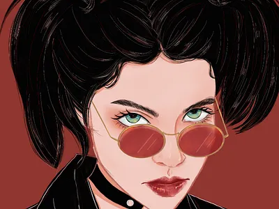 cool girl amazing cool digitalart drawing girl ipadproart procreate procreate art