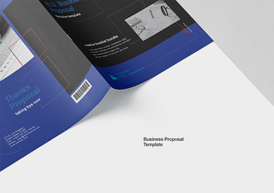 BLU. Proposal Editorial Layout | InDesign Booklet annual report brand business clean corporate creative identity indesign professional proposal