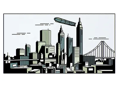 NYC architecture city cityscape design illustration illustrator minimalist skyline texture vector