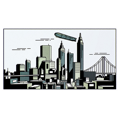 NYC architecture city cityscape design illustration illustrator minimalist skyline texture vector