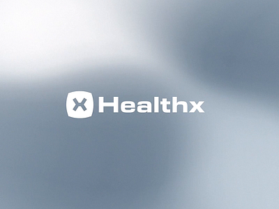 Healthx Logo ai art director artificial intelligence avenir biometrics brand indentity color palette design eurostile futuristic gradient health health care logo logotype medical medical care mesh precision medicine technology