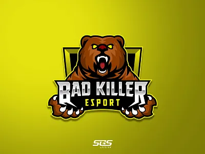 logo BAD KILLER animals branding design design art designs esport esportlogo esports logo identity design illustration logo logos vector visual design