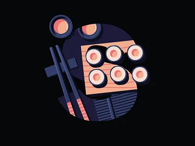 36 Days Of Type- Sushi 36days 36daysoftype 36daysoftype07 graphicdesign illustration japan letter lettering letters sushi type typo typography