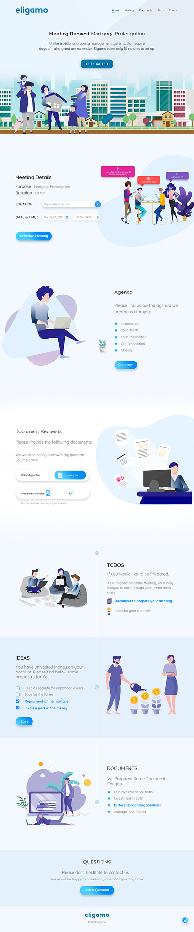 Mortage company website design website design