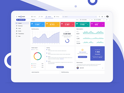 Magician analytics analytics app application application design application ui chart dashboard dashboard ui graphs report statistics ui ui design