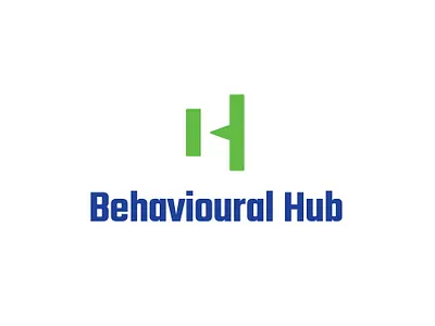 Behavioural Hub Logo branding clean design icon identity lettering logo minimal typography vector