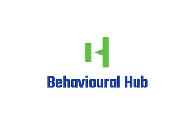 Behavioural Hub Logo branding clean design icon identity lettering logo minimal typography vector