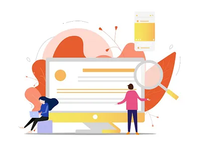 Digital Marketing design digital illustration digital marketing digitalart flat illustration marketing ui ux vector web