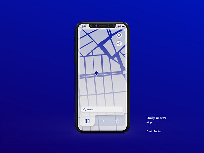 Daily UI #029 - Map app appdesign dailyui dailyui029 dailyuichallenge design gradient interfacedesign map mapapp maps ui uidesign xd
