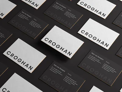 Croghan brand design brand identity branding branding agency branding design branding design agency branding identity business card business card design business cards design design agency graphic design identity logo logo designer logodesign logotype typography visual identity