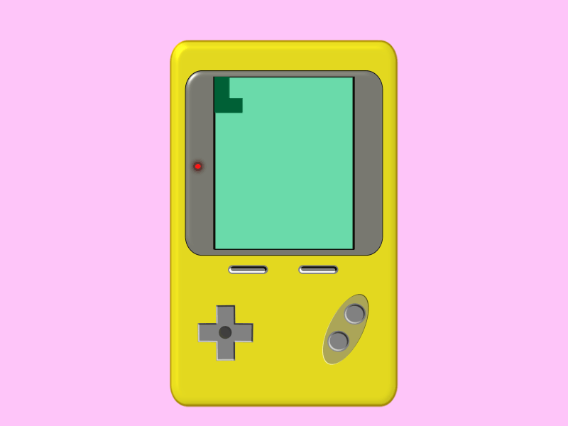 Tetris Animation aftereffects gameboy illustration motiondesignschool tetris