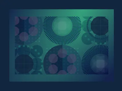 An Amry of Viruses geometry illustration