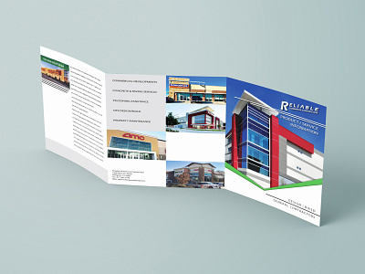 reliable construction brochure branding brochure design graphicdesign indesign layoutdesign pamphlet print design