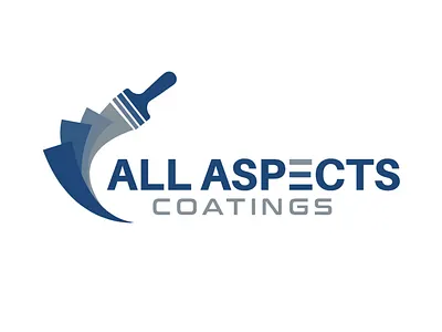 All aspects coatings logo and business card design project
