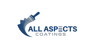 All aspects coatings logo and business card design project