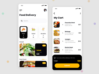 Food Delivery App for Android app clone app development delivery food and drink food app food delivery food delivery app food delivery application food delivery service food design online food delivery app