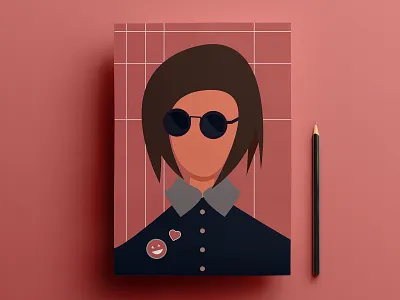 Pride | Flat Illustration | Funky Girl | Cool amazing character art character design concept art cool design editorial art editorial illustration geometric illustration girl girl illustration illustartion illustrator minimal vector vectorart web illustration women