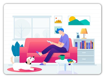 Stay Home, Stay Safe - COVID19 art artwork covid 19 covid19 design design art home illustator illustration art quarantine home sketch stay home stay safe stayhome stayhomesavelives vector vector art vector illustration workrfromhome workrfromhome