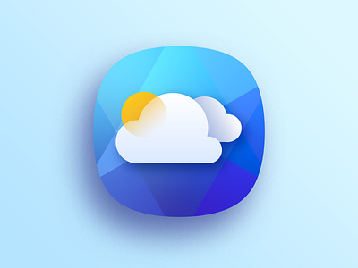 Cloudy icon app app design design icon illustrator ui ux vector