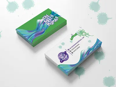 Green Human Branding branding design logo