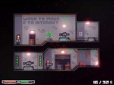 The Infiltrator - Concept art artwork bitmap game art games pixel art