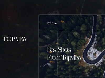 TopView Photography Web UI Design topview ui web