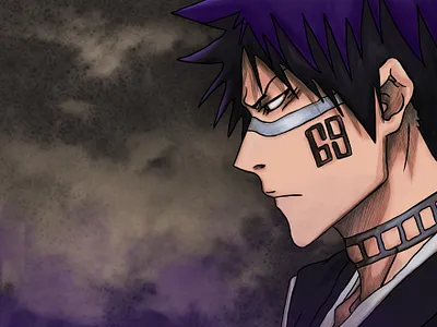 Hisagi Shuuhei. Bleach Anime adobe photoshop anime art artwork bleach anime character character design colorful digital art digital illustration digital painting fanart hero illustration manga painting shinigami