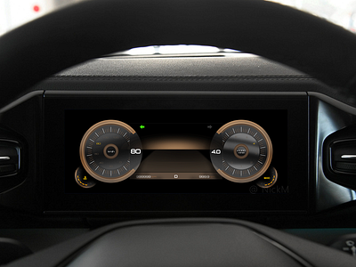 Daily UI62 car car cluster car dashboard design hmi ui ux