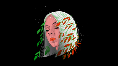 Maria y sus plantitas art design designer digital illustration illustrator mexico vector vectorart vectorillustration