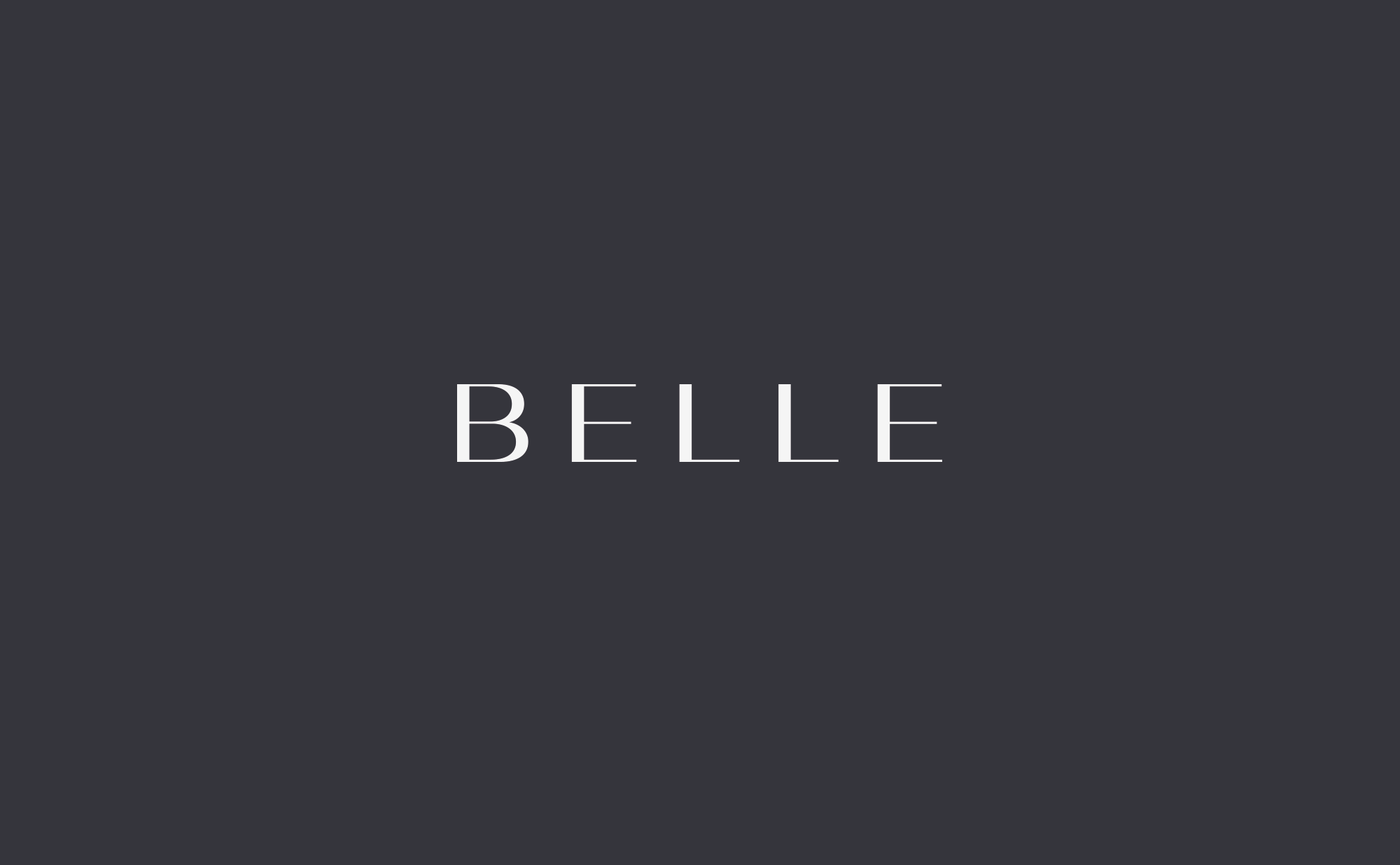 Belle brand design branding corporate identity identity lettermark logo logo design logos logotype mark