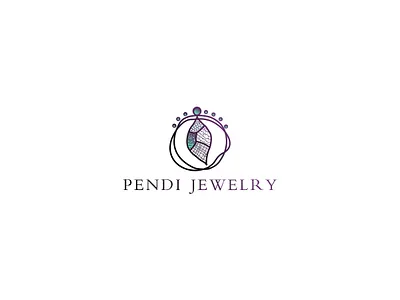 Pendi Jewelry branding design illustration logo vector