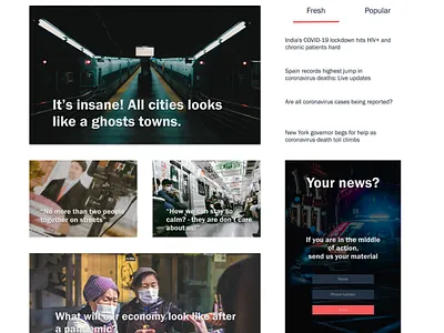 News_website app design logo minimal ui web website
